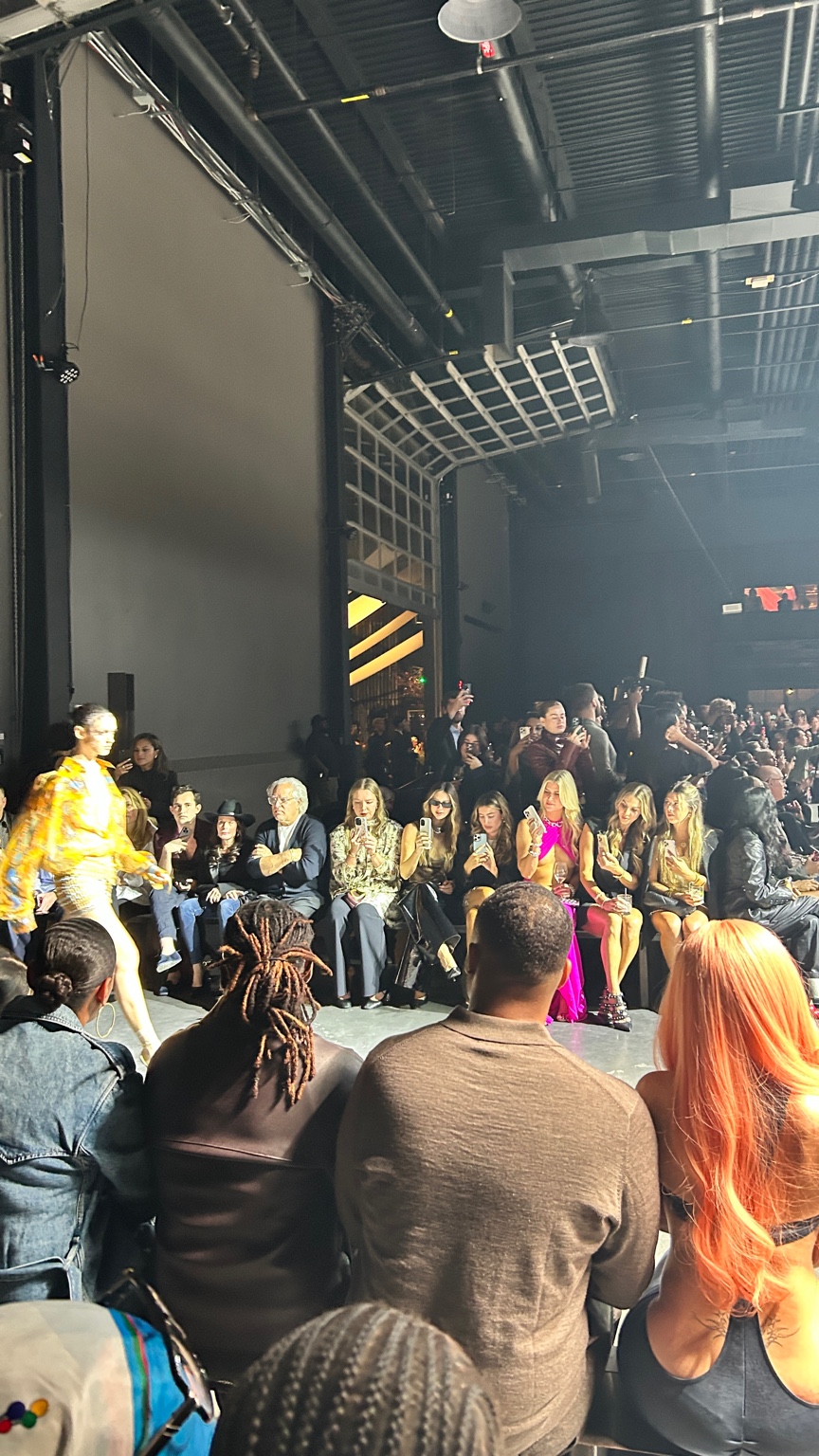 Front row audience
