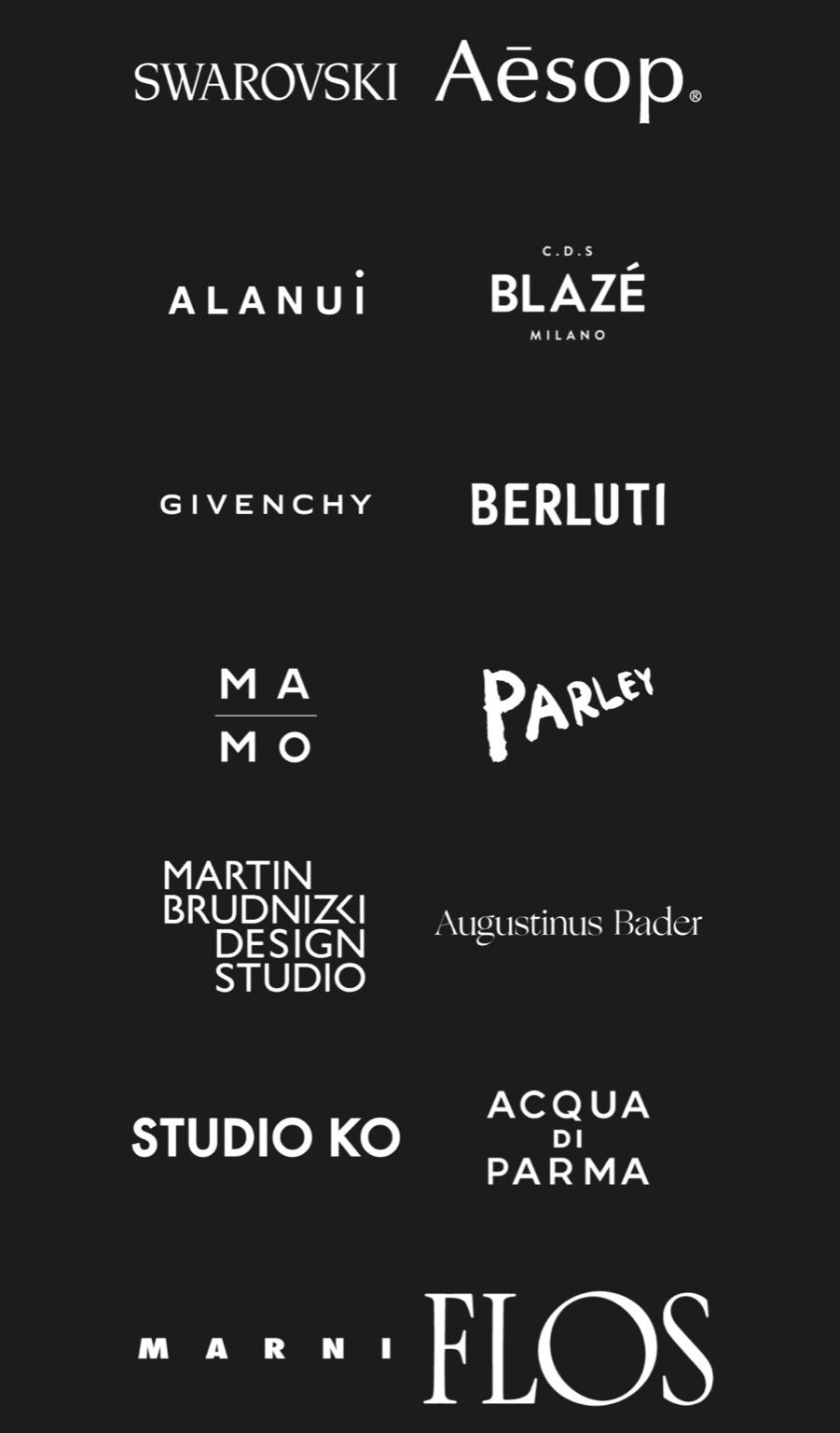 Selected partner logos set 1